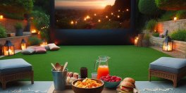 Host a Backyard Movie Night with an Outdoor Movie Screen - Gardening Tips