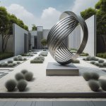 Best Sculptures for a Contemporary Garden Look - Garden Decor Tips