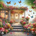 How to Create a Butterfly Haven on Your Porch with Flowering Plants - Gardening Tips