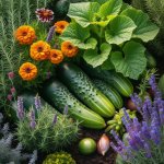 Can companion planting help deter slugs from attacking my cucumber plants? - Gardening Tips