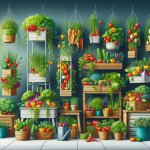 Growing Up: Container Vegetable Gardening Ideas - Gardening Tips