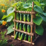 Climbing Cucumber Creativity: Build Your Own DIY Cucumber Trellis! - Gardening Tips