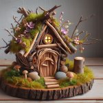 DIY Fairy House Using Only Natural Materials - Garden Decor Tips