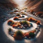 Desert Mirage: Unveiling the Beauty of Dry Riverbed Landscaping - Gardening Tips