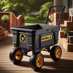 Gorilla Carts GCR-4 Poly Dump Cart - 2-Wheel Garden Wagon - Gardening Tips