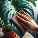 How do I clean large houseplant leaves naturally? - Gardening Tips