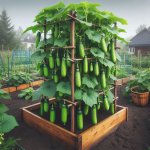 How to Grow Organic Cucumbers Vertically in Small Spaces? - Gardening Tips