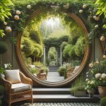 How to Use Outdoor Mirrors in Garden Design? - Garden Decor Tips