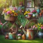 How to Use Vintage Items as Garden Decor? - Gardening Tips