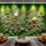 Indoor Moss Wall Design: Bring Biophilic Art Into Your Home - Gardening Tips
