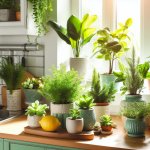Kitchen Greens: Indoor Plants for Culinary Charm - Gardening Tips