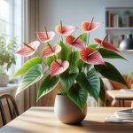 How Do I Care for a Laceleaf (Anthurium andraeanum) to Encourage Flowering? - Gardening Tips