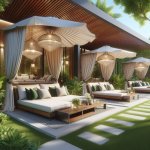 Luxurious Outdoor Daybeds with Canopies - Gardening Tips