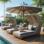Sun Protection in Style: Outdoor Chaise Lounges with Canopy - Gardening Tips