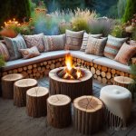Outdoor Fire Pit Seating Ideas on a Budget - Garden Decor Tips