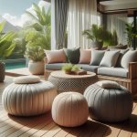Outdoor Poufs: Versatile and Stylish Seating Options - Gardening Tips