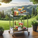 Portable Garden Bar Carts: Entertaining in Style Outdoors - Gardening Tips