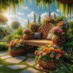 Planter Benches: Combine Seating and Greenery for a Unique Touch - Gardening Tips