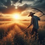 Using a Sickle or Scythe for Weed Control - Gardening Tips
