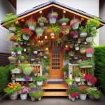 Vertical Garden Magic: Growing Porch Flowers in Small Spaces - Gardening Tips