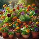 Beyond Beauty: Growing Edible Flowers in Containers - Gardening Tips