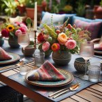 Chic Napkin Sets for Outdoor Dining - Gardening Tips