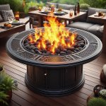 Ciays 28-Inch Propane Fire Pit Table - 50,000 BTU CSA-Listed Outdoor Gas Fire Pit - Essential Tools Tips