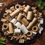 Can I compost paper towels and cardboard toilet paper rolls? - Composting Tips