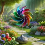 Twirling Wonders: Wind Spinner Inspiration for Your Garden - Garden Decor Tips