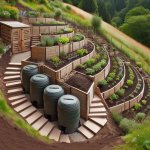 How to compost efficiently on sloped or uneven terrain? - Composting Tips