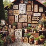 How to Make Rustic Wooden Signs for Your Garden? - Garden Decor Tips