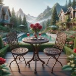 Oakland Living 3-Piece Rose Bistro Set - 23.5-Inch Cast Aluminum Top Table - Garden Decor Tips