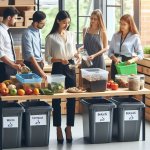 How Can I Compost Food Waste in an Eco-Friendly Business or Office Environment? - Composting Tips