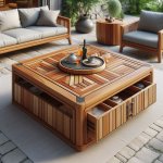 Double Duty: Outdoor Coffee Tables with Hidden Storage - Garden Decor Tips