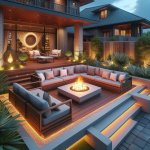 Cozy Up: The Benefits of Outdoor Sofas with Built-in Fire Pits - Garden Decor Tips