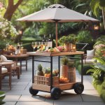 Outdoor Trolley Tables: Mobile Solutions for Garden Entertaining - Garden Decor Tips