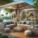 Patio Sofas with Canopy: Comfort and Sun Protection Combined - Garden Decor Tips