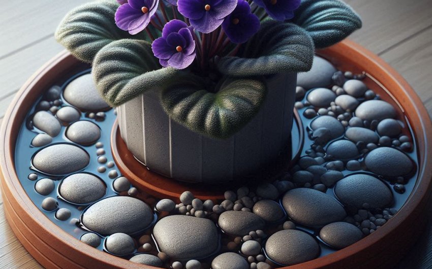 How Can I Ensure Proper Drainage for My African Violet (Saintpaulia)?