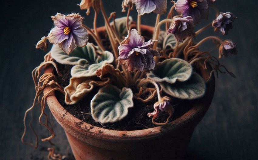 Why Is My African Violet Losing Flowers After Repotting?