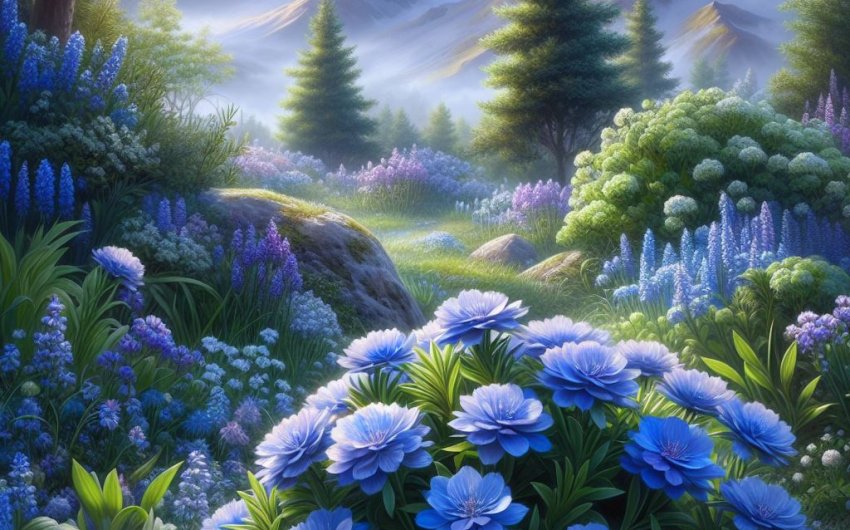 Mountain Bluet Majesty: Alpine Beauty in Your Garden