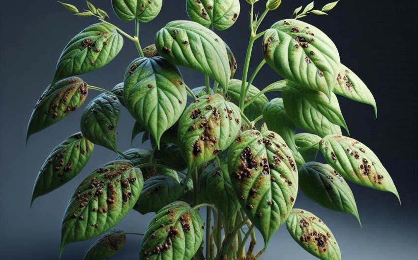 How Do I Deal with Anthracnose in Bean Plants?