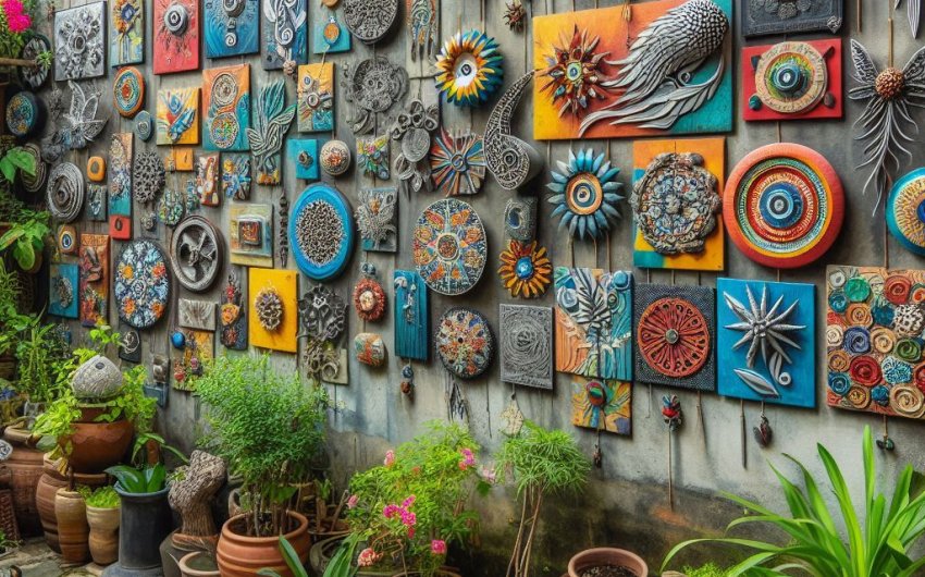 How to Incorporate Artistic Garden Wall Hangings?