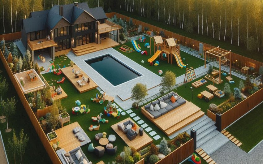 Backyard Layouts for Large Open Spaces