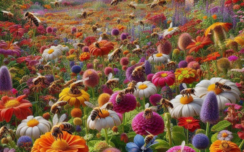 How to Design a Bee-Friendly Flower Garden?