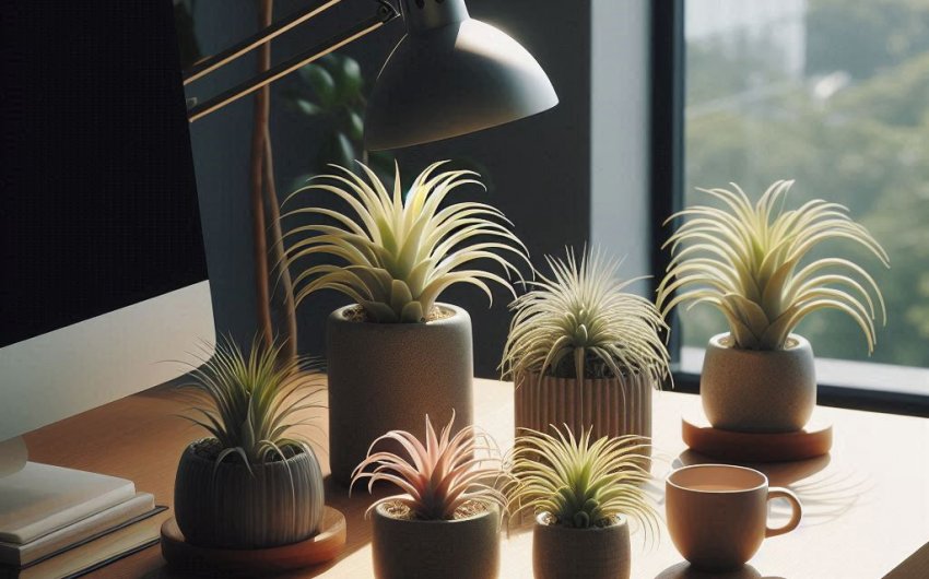 Best Air Plants for Office Desks with Low Light