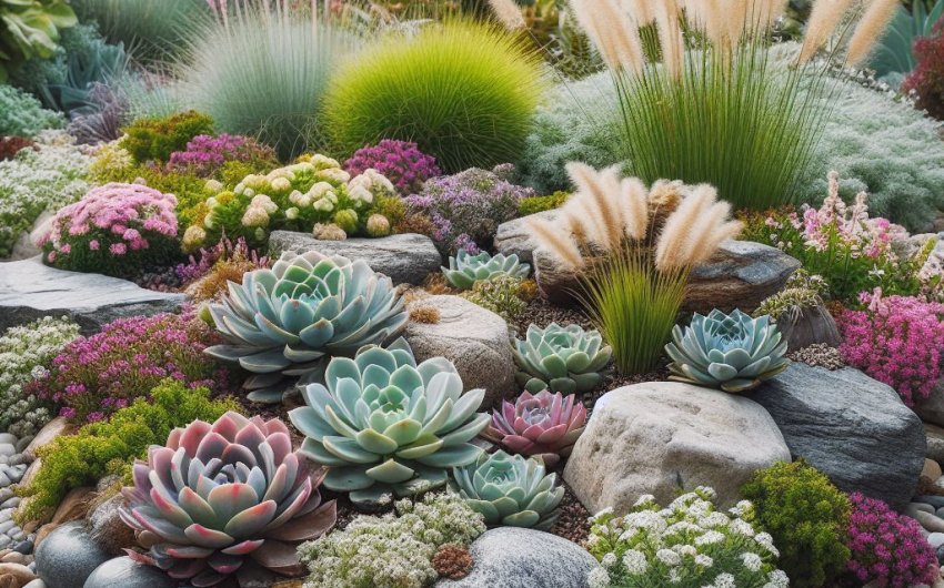 Best Plants for Low-Maintenance Rock Gardens