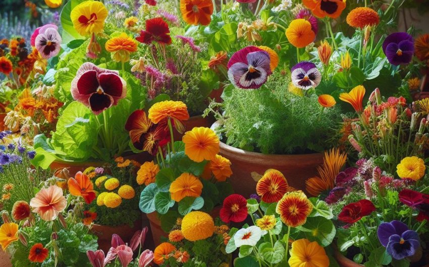 Beyond Beauty: Growing Edible Flowers in Containers