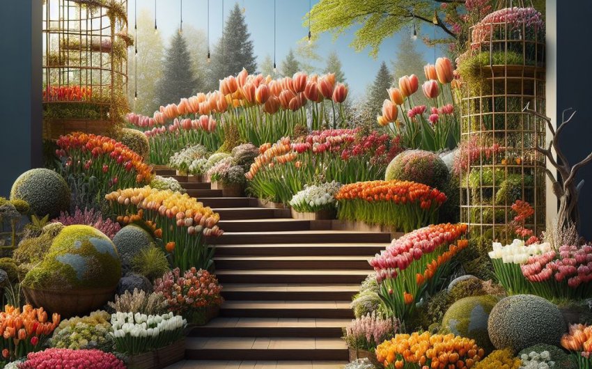 Beyond the Vase: Creative Ways to Display Tulip Arrangements in Your Garden