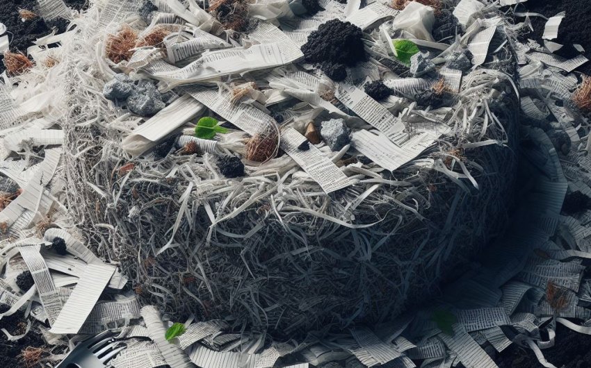 Breaking News: Shredded Newspaper Revolutionizes Composting!