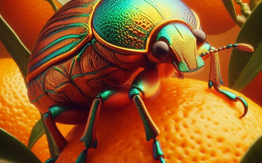 Bronze Orange Bug: The Citrus Tree Menace